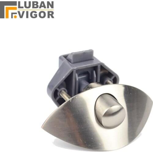 C6-7,Half-moon Cabinet Button Lock,Ship/Yacht/RV/Caravan Push Lock,Hole 19mm,Door Thickness: 15-25mm,2 pcs, Furniture locks