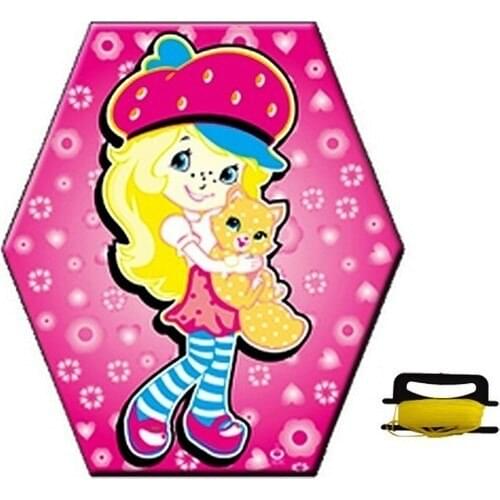 Strawberry Girl Slatted Kite Set, Outdoor Toys, Pink Kite Set, Outdoor Activity Toy, Kite, kite Rope, Best Price, Best Activity