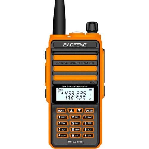 Two Way Radio BaoFeng X3-Plus Walkie Talkie Long Range 20KM Tri-band Waterproof UHF/VHF Transceiver 76-108MHz Radio Transmitter