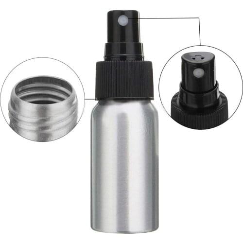 10pcs 1oz Aluminium Essential Oil Spray Bottles Refillable Perfume Fine Mist Atomiser Empty Beauty Metal Spray Bottles Cosmetic