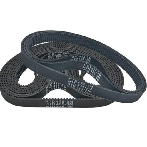 HTD423-3M HTD426-3M HTD432-3M HTD435-3M HTD438-3M Rubber timing belt 1pc