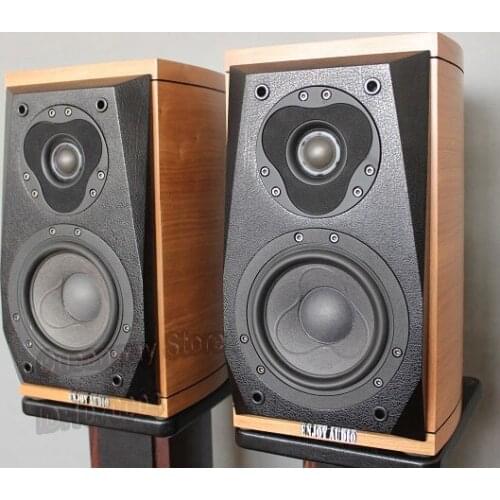 Gold 5 5 inches Hi-End bookshelf speaker Scan-Speak 6620/7100/700009 tweeter+15WU/4741 midrange and bass DIY