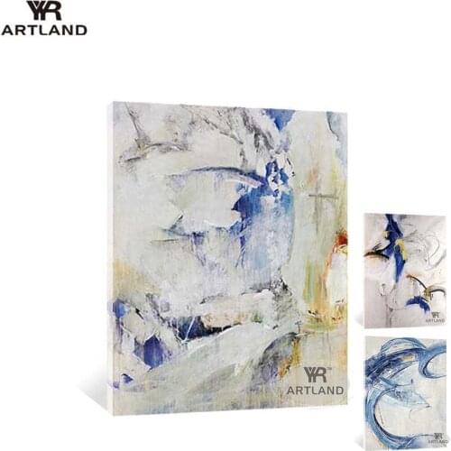 Chinese style art painting for wall decoration Hand drawn oil painting on canvas hanging picture for living room bedroom unframe