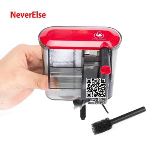 Super Aquarium Filter Pump Activated Carbon Filter Cartridge+Sponge, Adjustable Flow Rate for Fish Tank Remove Harmful Chemicals