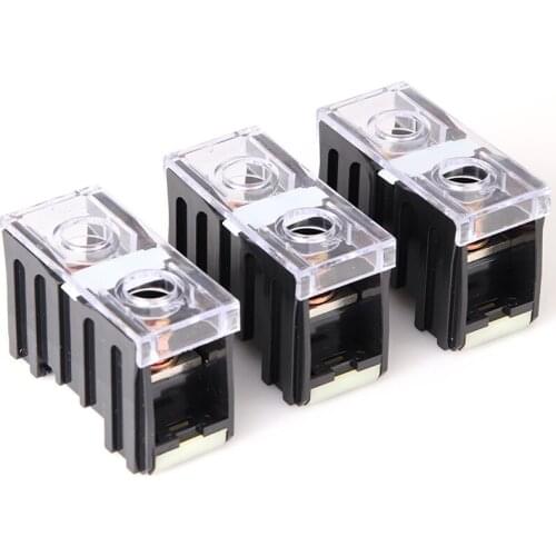 Copper High-Current European Wiring Terminal Connector Terminal Holder 130a 1P Rail Type Wiring Terminal