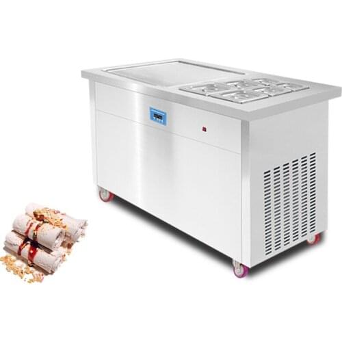 MK-PF1S-6C fast food kitchen equipment deep fry ice cream machine with 6 fruit containers Mexico CFR BY SEA
