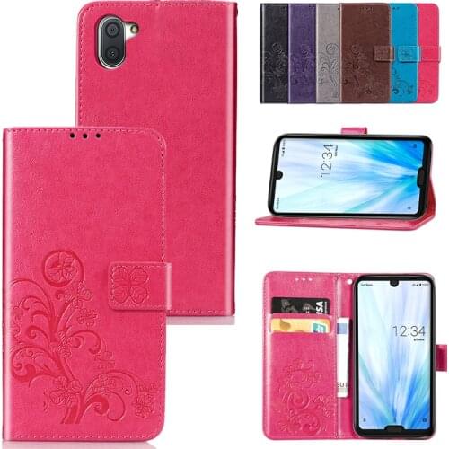 Fashion Solid Color Phone Case For Sharp Aquos R2 R3 Zero SH04 Sense 2 3 Plus Lite Shv43 SHV47 SHV44 With Wallet Card Slot Cases