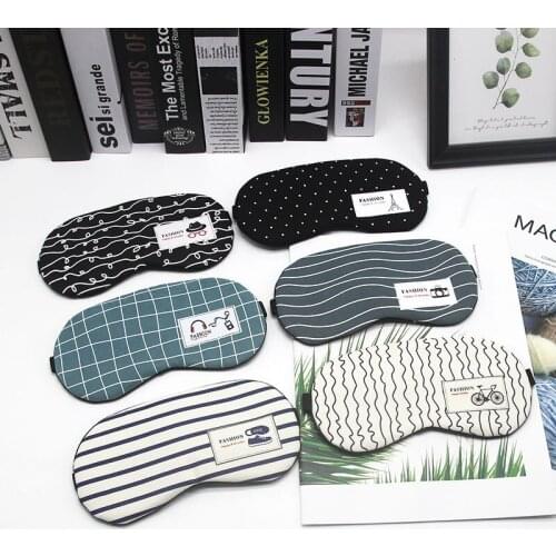 Cartoon Sleeping Eye Mask Cute Blindfold Soft Comfort Shading Eye Cover Eyepatch Travel Relax Sleeping Aid Eyeshade Health