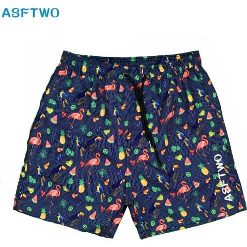 Mens swimming trunks swimsuit mens manufacturers fashion beach spa antiembarrassment elastic shorts flower shorts surfing beac