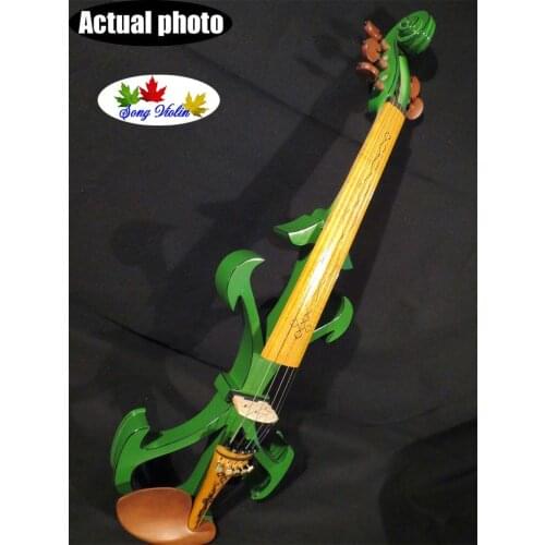 NEW model crazy - 2 SONG Brand art streamline 5strings 4/4 electric violin#10317