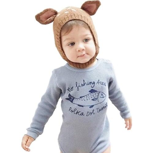 Autumn/Winter Baby Hat Knitting Plush Girl Boy Cap Children Hats Toddler Kids Hat Newborn Hat Baby Cap Clothes Accessories