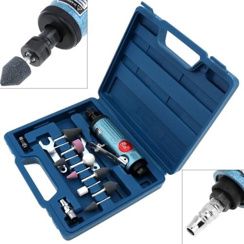 TORO 1/4 Inch Large Pneumatic Grinding Machine Mold Air Compressor Die Grinder Tool with 14pcs Rotary Tool Kit for Mold Hardward
