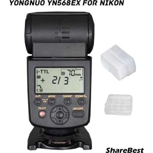 Yongnuo YN-568EX for Nikon, YN 568EX HSS Flash Speedlite YN 568 for D800 D700 D600 D200 D7000 D90 D80 D5200 D5000 D3100 D3000