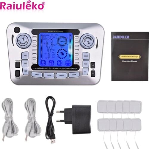 Tens Health Care Pulse Massager Ems Electrical Muscle Stimulator Acupuncture Low Frequency Physiotherapy Machine Fat Burner