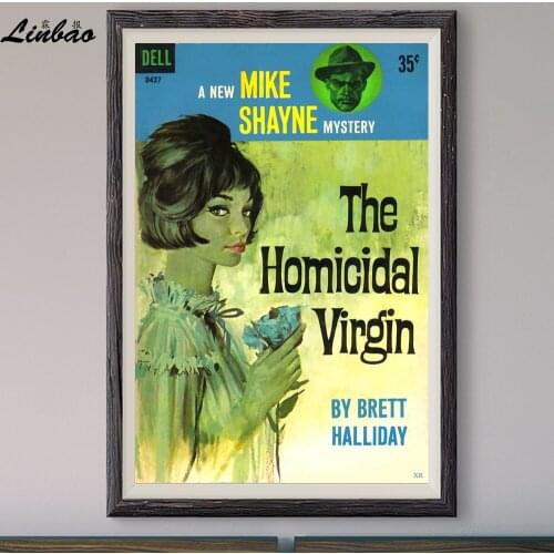 V326 1961 the homicide virgin Vintage Classic Movie Print Silk Poster Home Deco Wall Art Gift