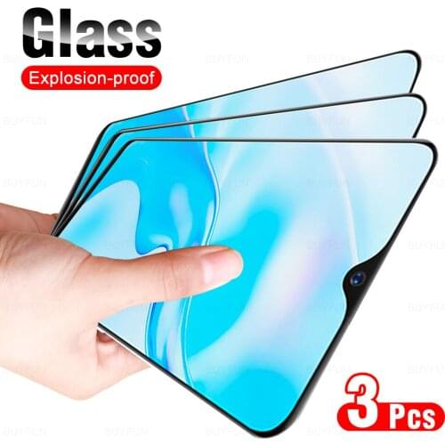 3Pcs Full Cover Protective Glass For VIVO Y1S Tempered Glass For VI VO V IVO VIVOY1S Y 1S 6.22" 1929 Phone Screen Protector Film
