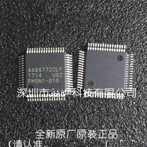10piece~100piece/LOT AX88772CLF AX88772CL AX88772C AX88772 QFP-64 Ethernet controller chip NEW Original In stock