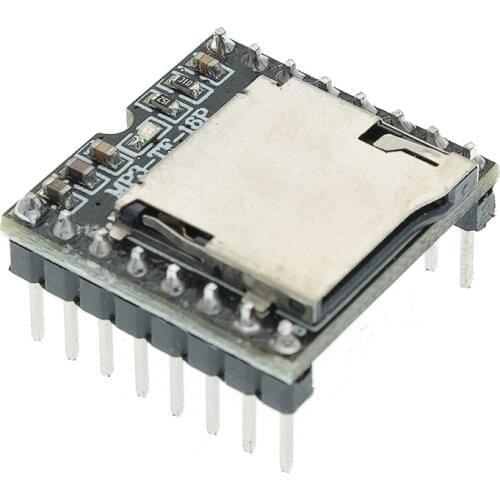 10PCS Mini MP3 Player Module TF Card U Disk Mini MP3 Player Audio Voice Module Board DF Play Wholesale