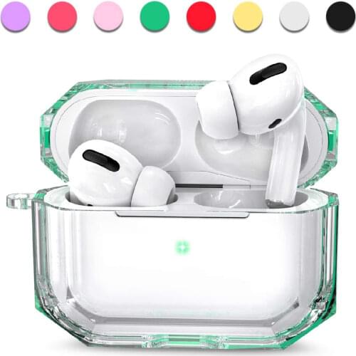 Case for AirPods Pro,Full Protective Dustproof TPU Clear AirPods Case Cover for Apple AirPod 3 2020 for Girls for Women and Men