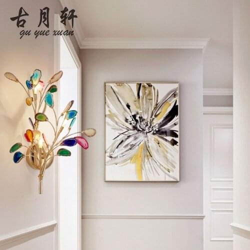 Loft luminaria living room decoration bedroom light rope living room corridor aisle cabecero de cama wall lamp