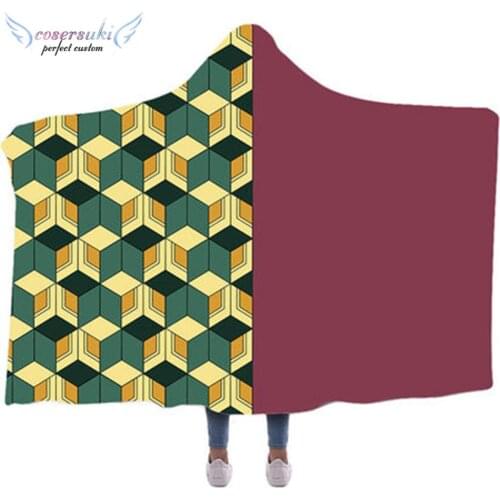 Demon Slayer: Kimetsu no Yaiba Kamado Nezuko Tomioka Giyuu Arctic fleece blanket cushion