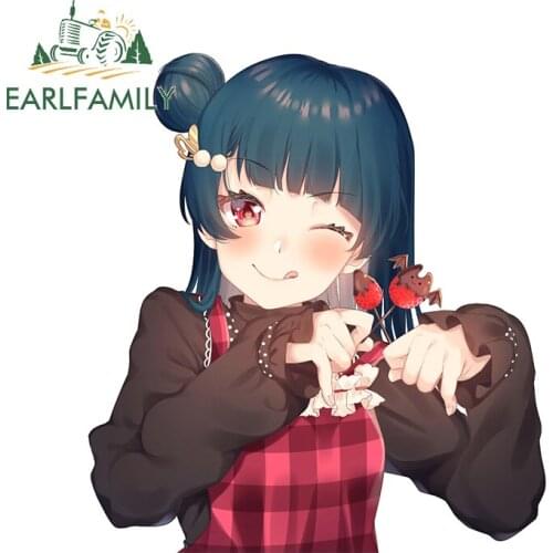 EARLFAMILY 13cm x 11.2cm for Love Live Sunshine Waterproof Decal Scratch-proof Anime Personality Camper Vehicle Car Stickers