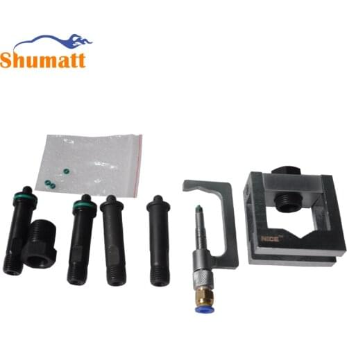 Common Rail Tool Fuel Injector Fixed Repair Kits With 5 Types Adapter Fixture for Built-in And External Injections CRT002