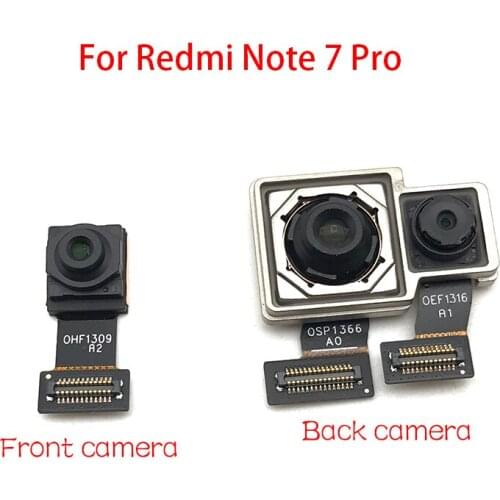 Front Camera Module Back Rear Camera Module Flex Cable For Xiaomi Redmi Note 7 Pro