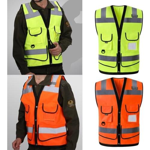 High Visibility Safety Vest, Neon, 2 Sizes 2 Colors for Choose