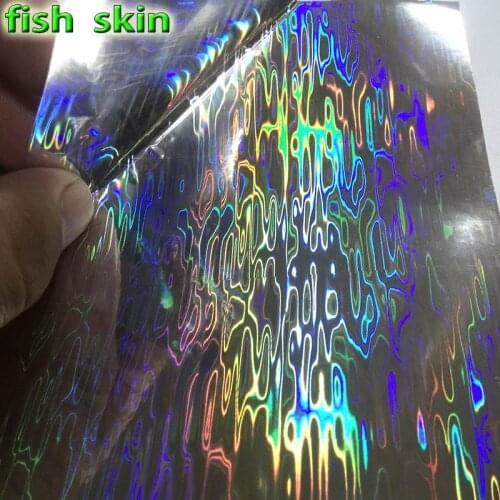 2018 NEW DIY JIG lure stickers tying materials fish skin hot lure sticker SIZE R89 10CM*15CM 10papers/lot