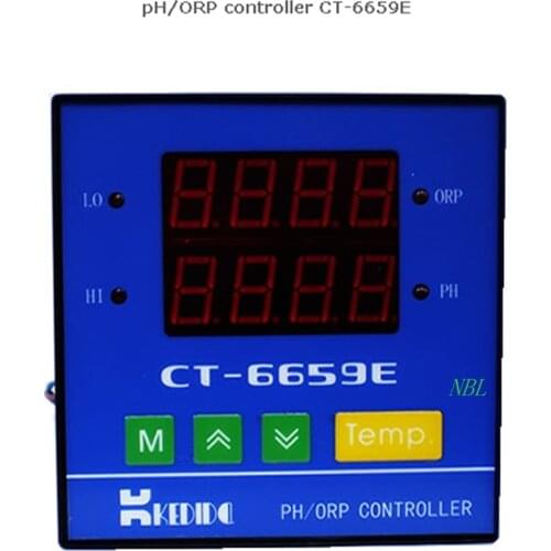 New Smart Industrial pH Instrument On-line Monitoring PH Meter CT-6659E PH Controller With CT1001C PH Sensor And 10M Cable