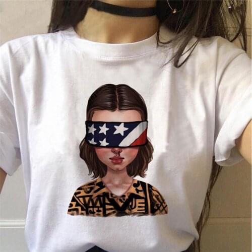 Stranger Things T Shirt Eleven Women Casual Top Tee Shirts Tshirt T-shirt Female Clothing Harajuku Funny Movie Top