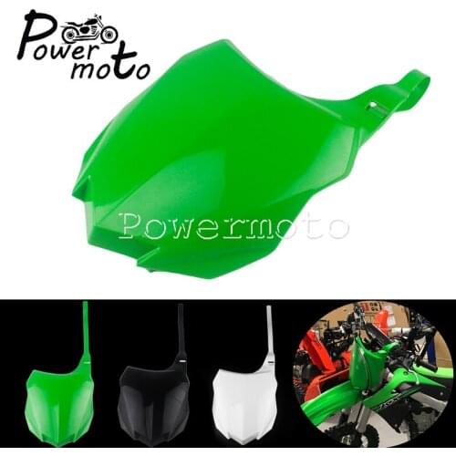 For Kawasaki KX250F KX450F KXF250 KXF450 2013-2016 Off-Road Dirt Bike Enduro Front Number Plate Blank Board Front Name Plates