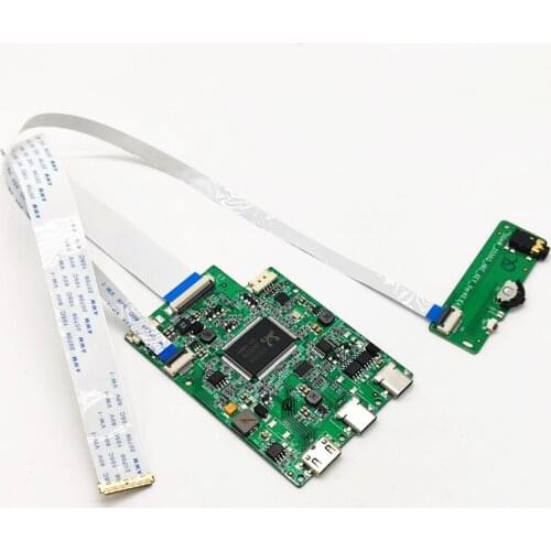 EDP LCD driver board type-C one line pass 30 pin eDP for 11.6" 13.3” 15.6“ 17.3" 1920x1080 LCD panel controller board DIY kits