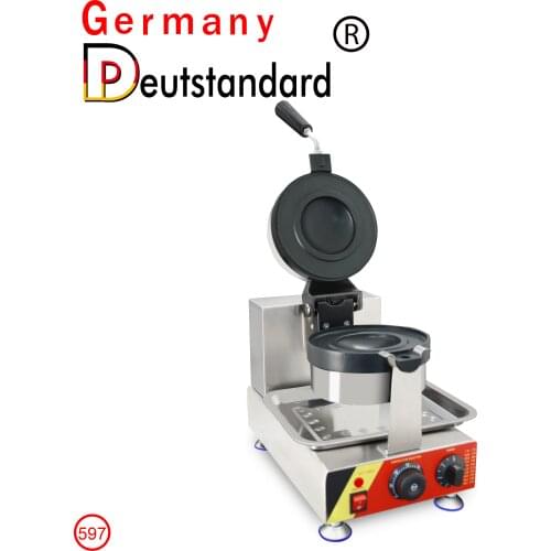 New Designed Hamburger Press Maker Burger Machine Gelato Panini Press Ice Cream Waffle Cup Hamburger Waffle Making Machine