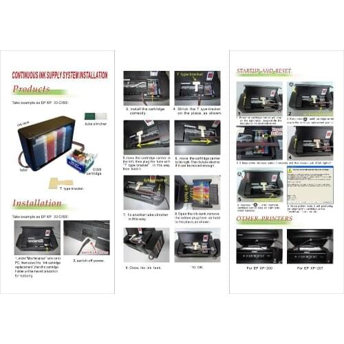 PROCOLOR CISS Russia/Ukraine version for epson (T1701-T1704;T1711-T1714)for use on:XP-33/XP-103/ XP-203/XP-207/303,with ARC chip