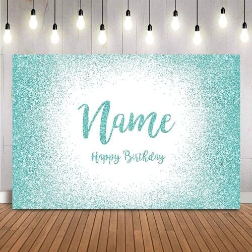 Green Customize Birthday Photo Background Personalize Party Decoration Photocall Adult Women and Girls Photocall Baby Shower