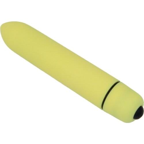 1PC Yellow Mini bullet vibrator AAA battery G Spot for Massager,Clit vibrador,vibrating egg,sex Products for women vibrador