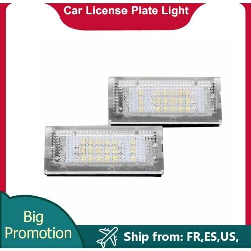 2pcs Car License Plate Light 12V LED Number Lamps Plate Light Tail Light for BMW 3 Series E46 1998-2003