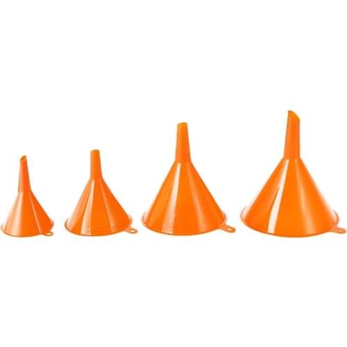 4Pcs Plastic Funnel Set for Car Oil Gas and Fluids Auto Home Kitchen Function