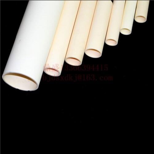 99.5%Al2O3 Heat Resistant Furnace Corundum Tube OD100*ID90*L1200mm/High Temperature Laboratory Tube Furnace Use Alumina Tube