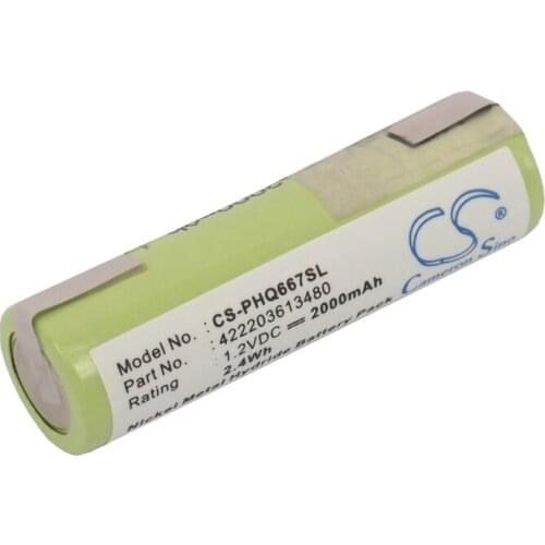 Cameron Sino 2000mAh Battery for 5810XL 5811XL 5814XL 5818XL HP2750 HQ6675 HQ6676 HQ6695 HQ851 HQC280 HQC281 HQG265 HQT360.etc