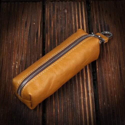 Automobie Keys Holder Organizer Wallet Car Genuine Key Pouch Men Women Housekeeper Leather Bag Personalized Key Bag Keychain