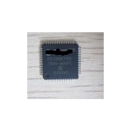 Free shipping 5pcs/lot PIC32MX795F512H-80I/PT PIC32MX795F512H-80I/PT QFP64