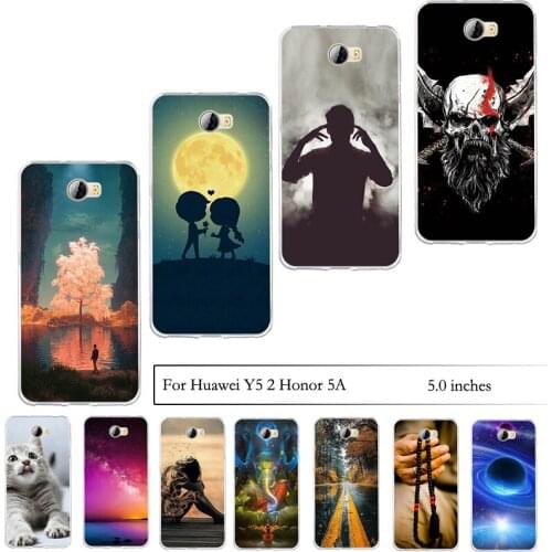 Phone Case for Huawei Honor 5A LYO-L21 CUN-U29 Cover Soft Silicone TPU Case for Huawei Y5 II Y5 2 Case for Huawei Honor 5A Case