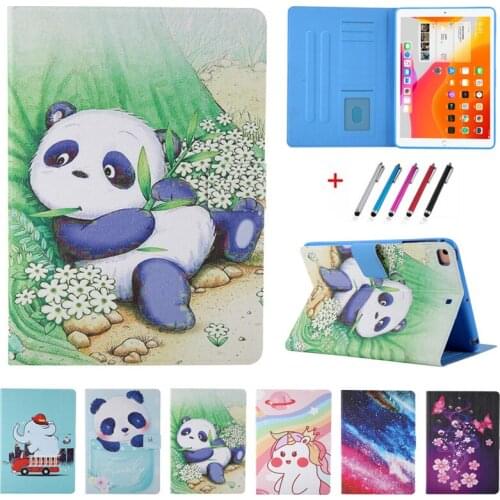 Case For iPad Mini 5 4 Case Funda Tablet Painted Unicorn Panda Stand Shell For iPad Mini Cover 5 4 3 2 1 Funda A1432 Girl Kids