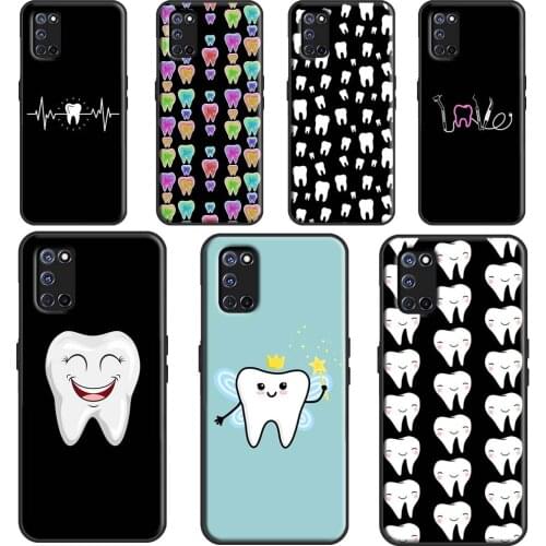 Dentist Dental Teeth Tooth Doctor Cover For OPPO A5 A9 A53 A31 2020 A1K A3S A5S A15 A52 A72 A83 A91 A93 Find X3 Pro F5 Case