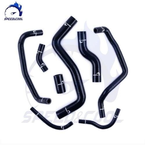 Silicone Radiator Heater Coolant Tube Pipe Hose Kit For Toyota Corolla AE 101 102 111 4AFE 7AFE 1992 1993 1994 1995 1996 1997