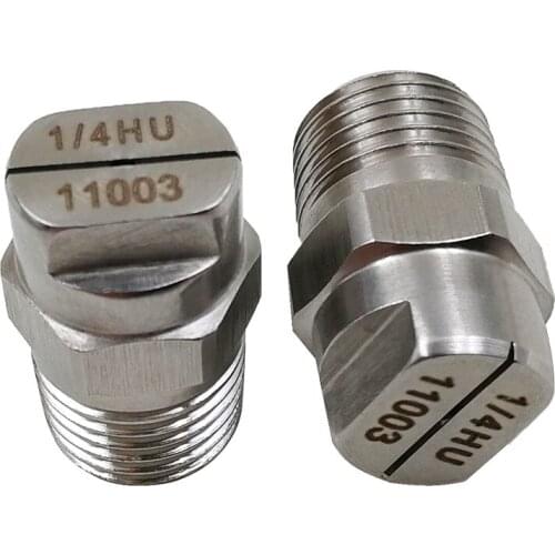 HU flat fan nozzle,HVV flat fan nozzle,car washing high pressure flat jet nozzle,high pressure flat fan spray nozzle