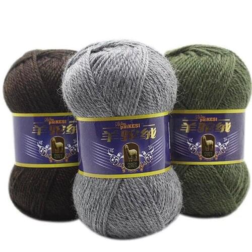 100g Camel Alpaca Yarn cashmere Soft diy Knitted Qulity Chunky Thick wholesale Crochet Handcraft Knitting Scarf Wool Wool